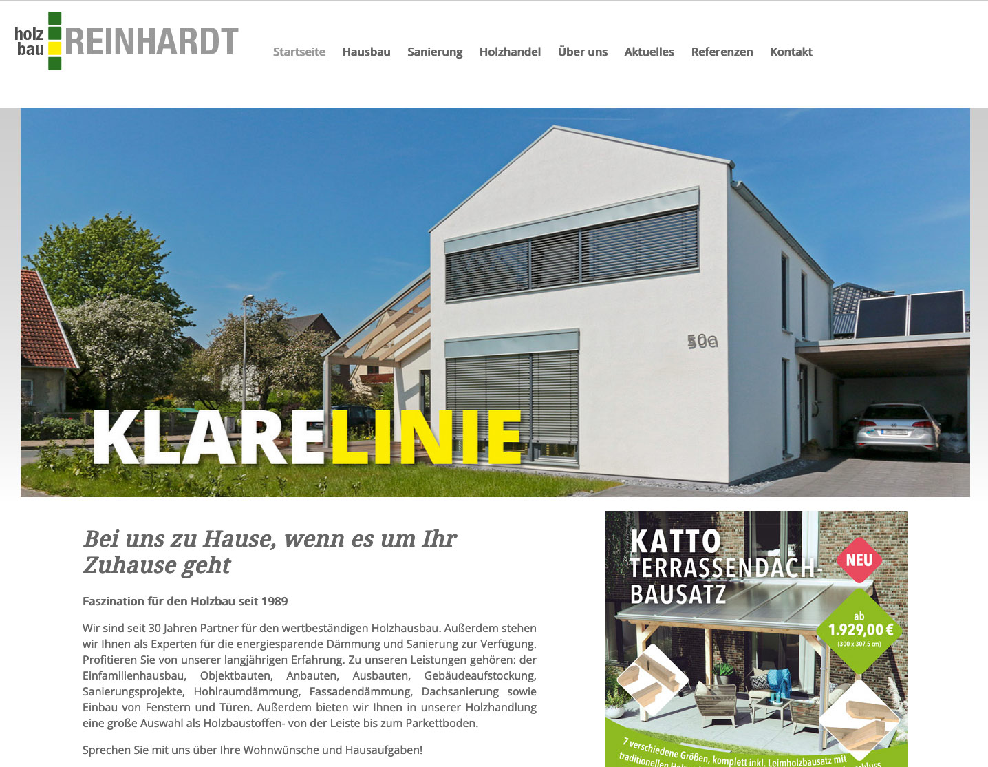Homepage von Holz Reinhardt